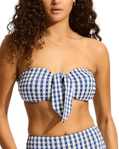Bandeau Seafolly haut de gamme en textile premium pour une silhouette sculptée