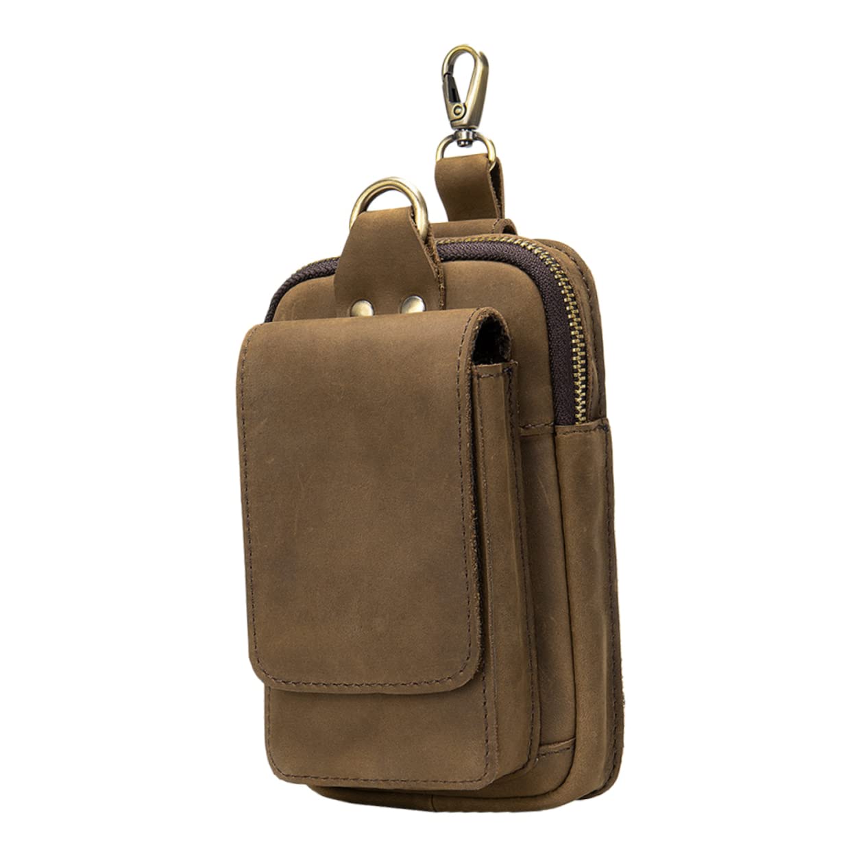 Uonlytech Custodia da Cintura per Cellulare Marsupio per Telefono Leggero e Compatto per Escursioni Campeggio e Viaggi Tasche per Chiavi e Accessori Resistente e Protettivo