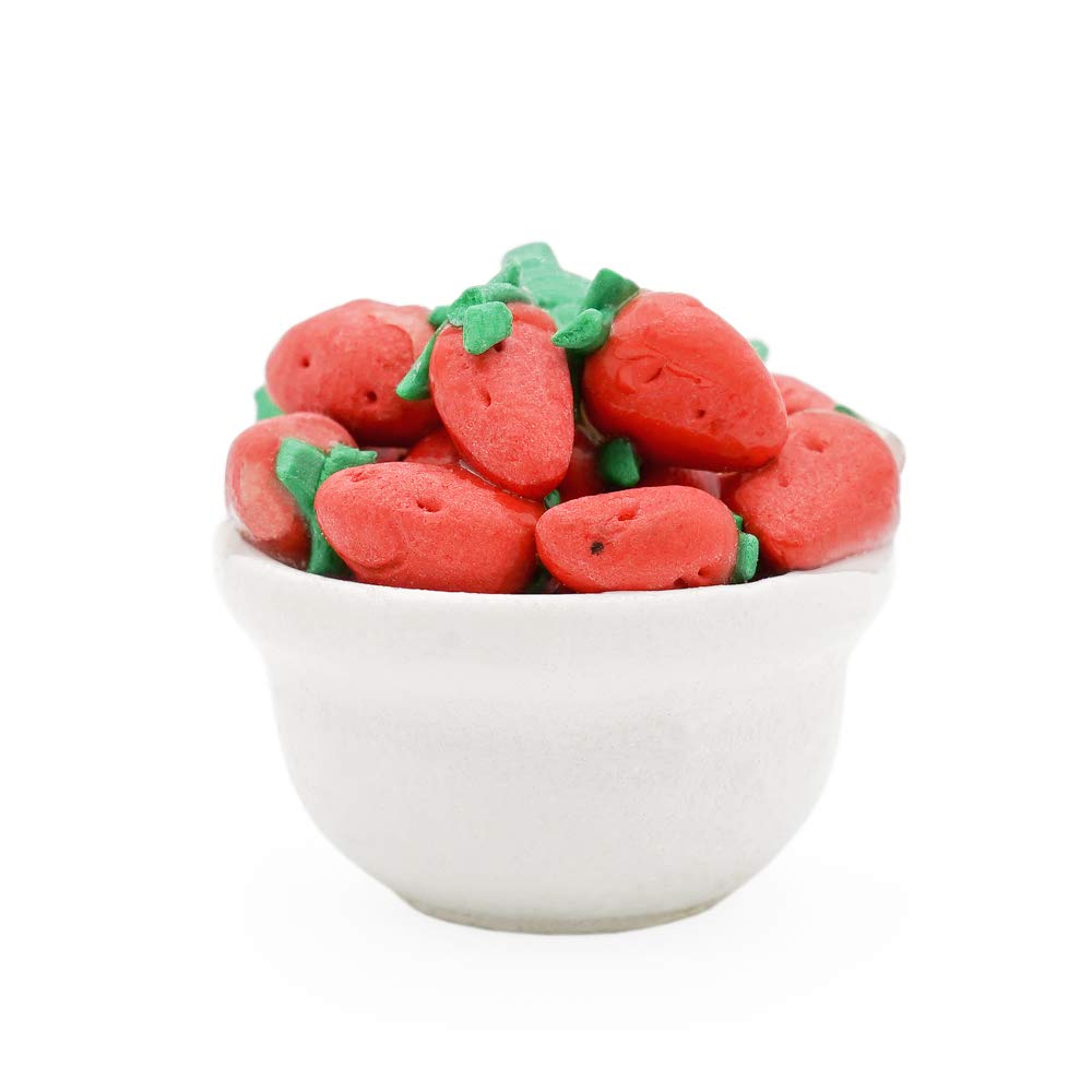 Odoria 1/12 Miniatur Schüssel Obstschale – 4 Stück, Glas, Für Puppenhaus