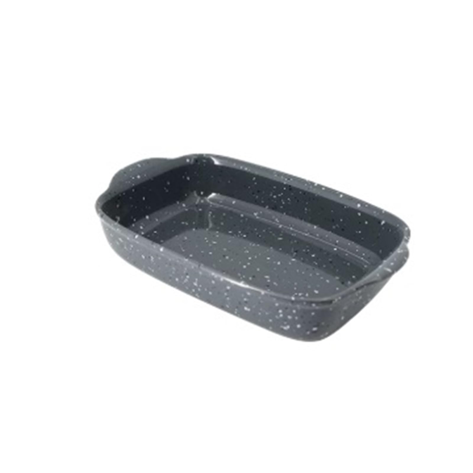 Dh2yjnbf3 Baking Dish Rectangular Ceramic Double Handled Heat Baking Dish Casserole Dish for Oven(Gris,Small)