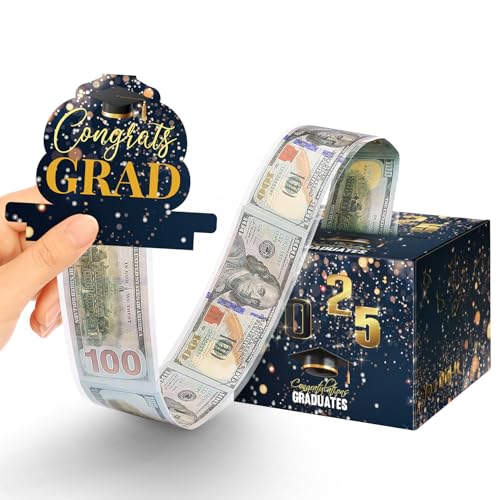 Linelglobal 2026 Graduation Gift Bag with Tissue Paper Large Congrat Grad 15.7" Black