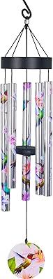Spoontiques - Wind Chimes - Garden DÃ©cor - Decorative Chimes for Yard and Garden Decoration - Hummingbird Wind Chime