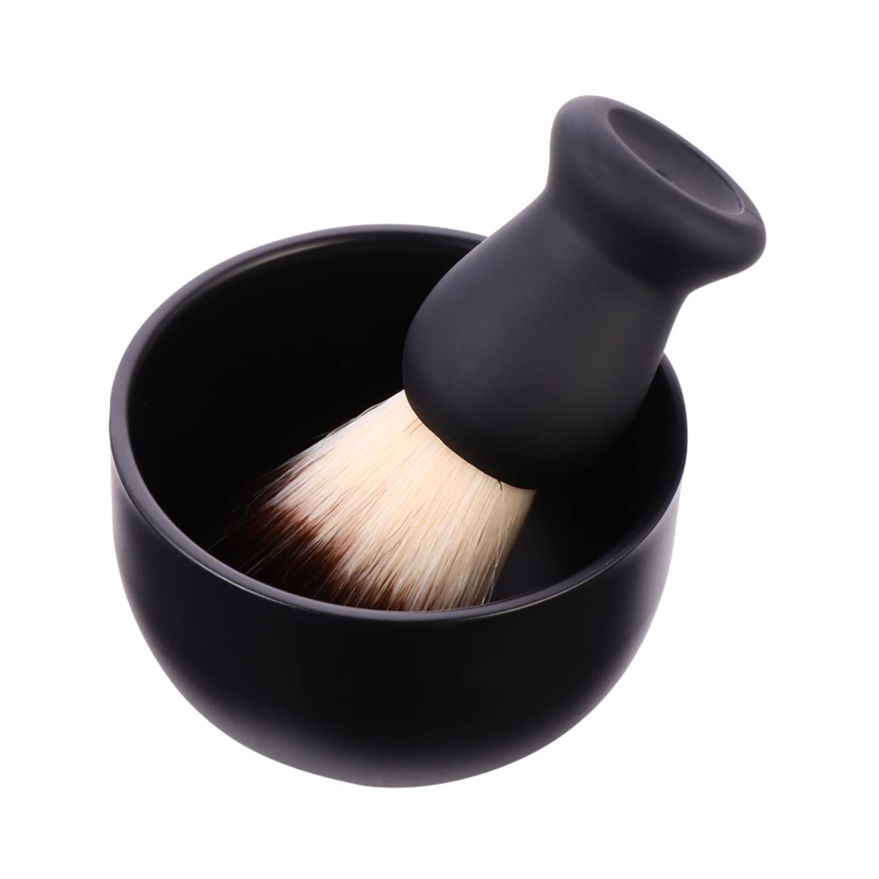 Baluue2pcs Set Beard Care Bowl Brush Men Suits Shaving Soap Bowl Shave Butter for Men Hair Beard Brush Mens Suits Men Shaving Kit Beard Brush for Men Shaving Cup Hemu Face Man Tool