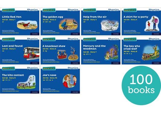 Blue Set 6 More Storybooks (Pack of 100) (Read Write Inc. Phonics More ...