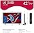 LG OLED83C4PUA OLED C4 83 Inch HDR 4K Smart OLED TV 144 HZ Refresh Rate + UAX 4K HDMI 2.0 Cable + CPS 24 Months Protection and Streaming Bundle with Alexa (83 INCH)