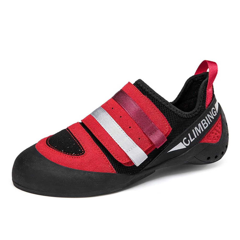 Rock Climbing Shoes For Women, Non-Slip Indoor Training Footwear Lightweight Breathable Biking Beginners Bouldering Sneakers_vogvips.com