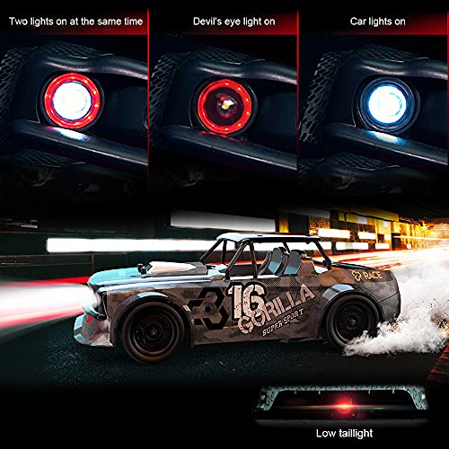 Supdex Remote Control High Speed Car, 1/16 20MPH Fast RC Compatible with Drift and Race, 2.4GHz ESP Drifting Car with Steering Control 4WD Fast Hobby Grade Rally Racing Truck for Adults and Kids - Image 4