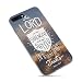 iPhone 6 Case,iPhone 6s Case Cute,Life Strong Christian Quotes Bible Verses Inspirational Motivational Psalm 28:7 The Lord is My Strength Christ Soft Clear Side Case for iPhone 6/iPhone 6s