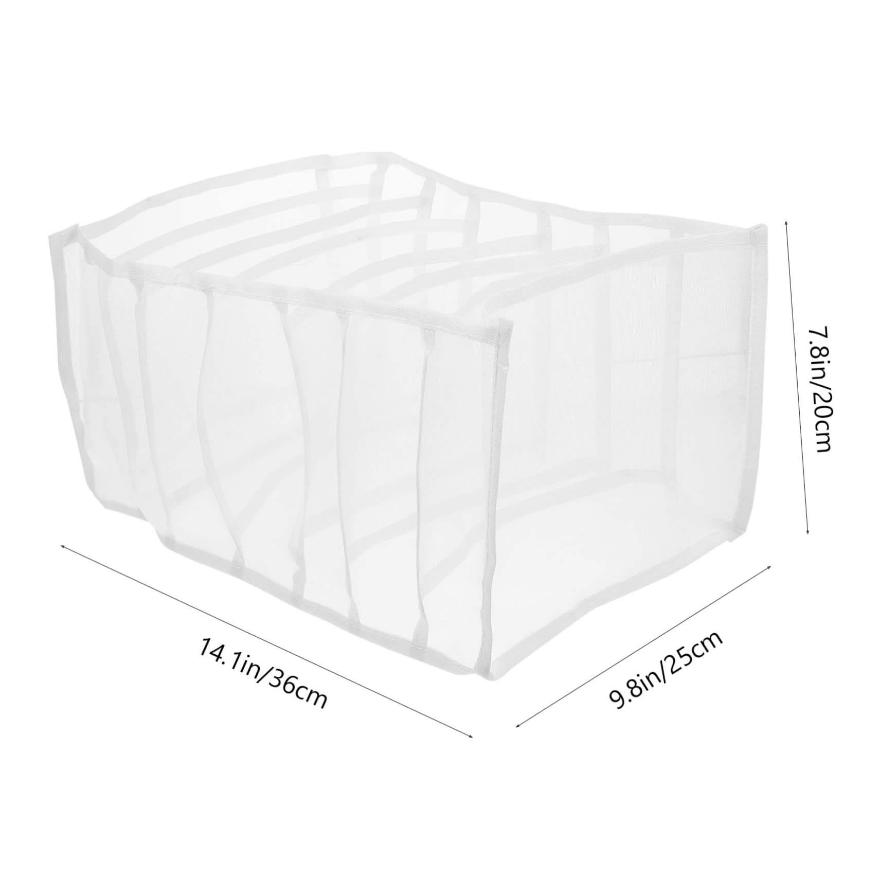 Cabilock 6piezas Organizador De Ropa Plegable Compartimentos Para Jeans y Ropa Interior Para Armarios Mantiene El El