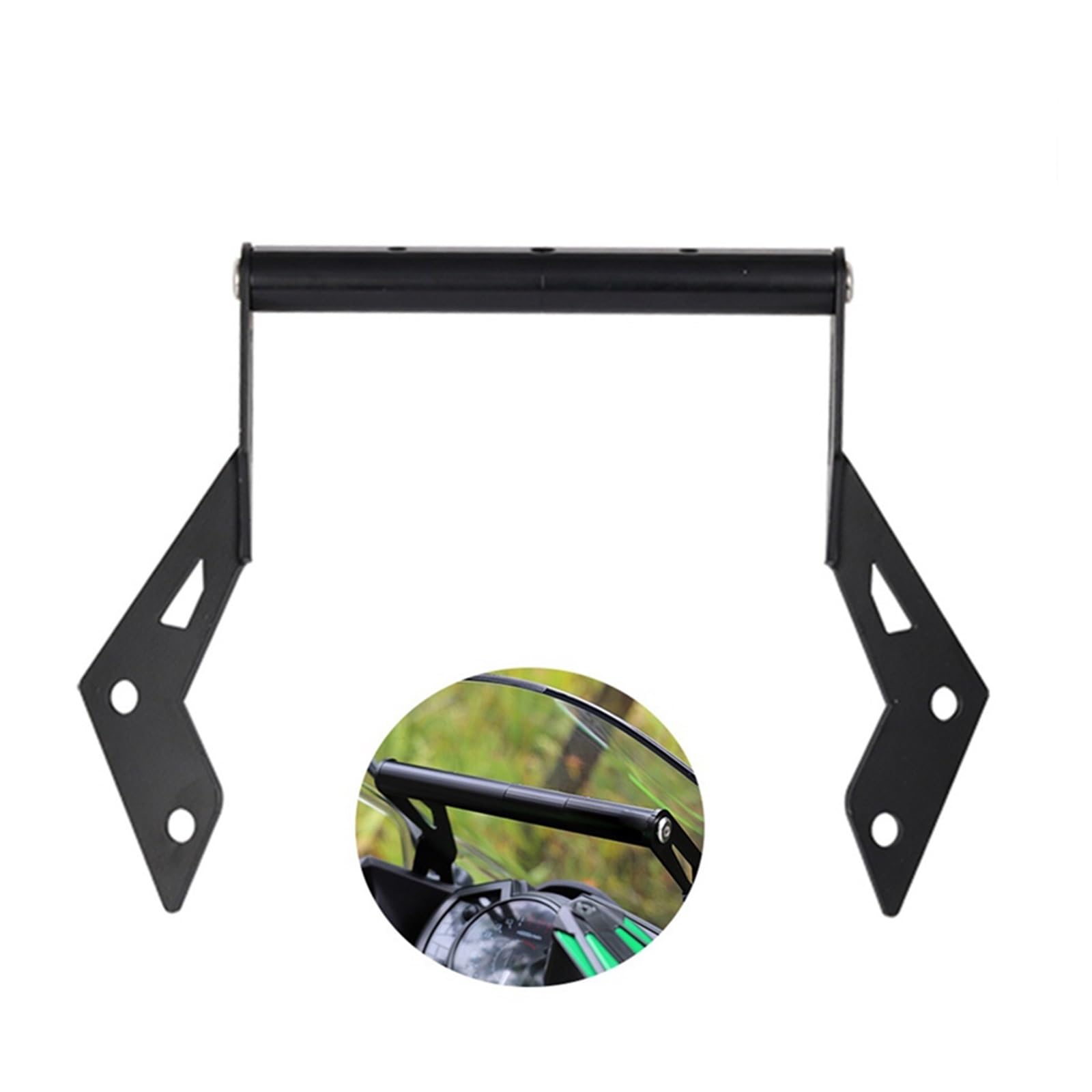 Téléphone GPS Support Navigation pour Kawasaki pour Ninja 400 Support De Pare-Brise Modifié Barre D'extension Navigation Mobile Enregistreur Transversale