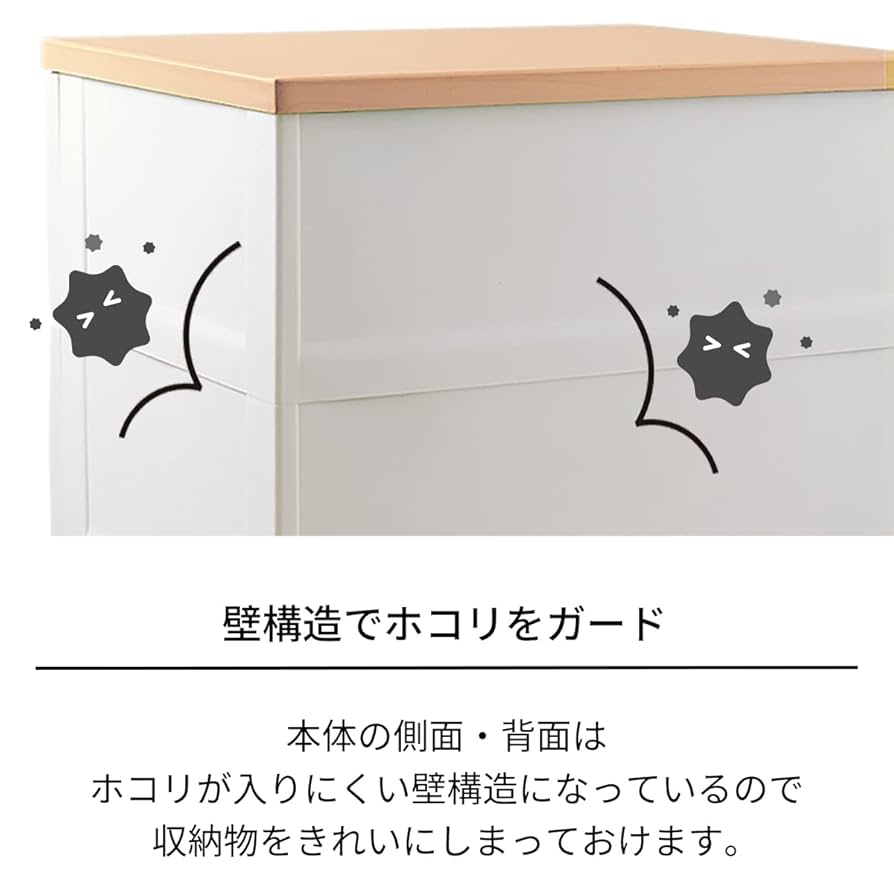 天馬フィッツ6段　後ろジャンクですが使用に問題なし Amazon｜天馬 チェスト 木天板 フィッツプラス F6506（脚