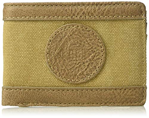 Preisvergleich Produktbild Buxton Herren Eagle Wings Front Pocket Slimfold Zweifalten-Geldbörse, beige, Unzutreffend