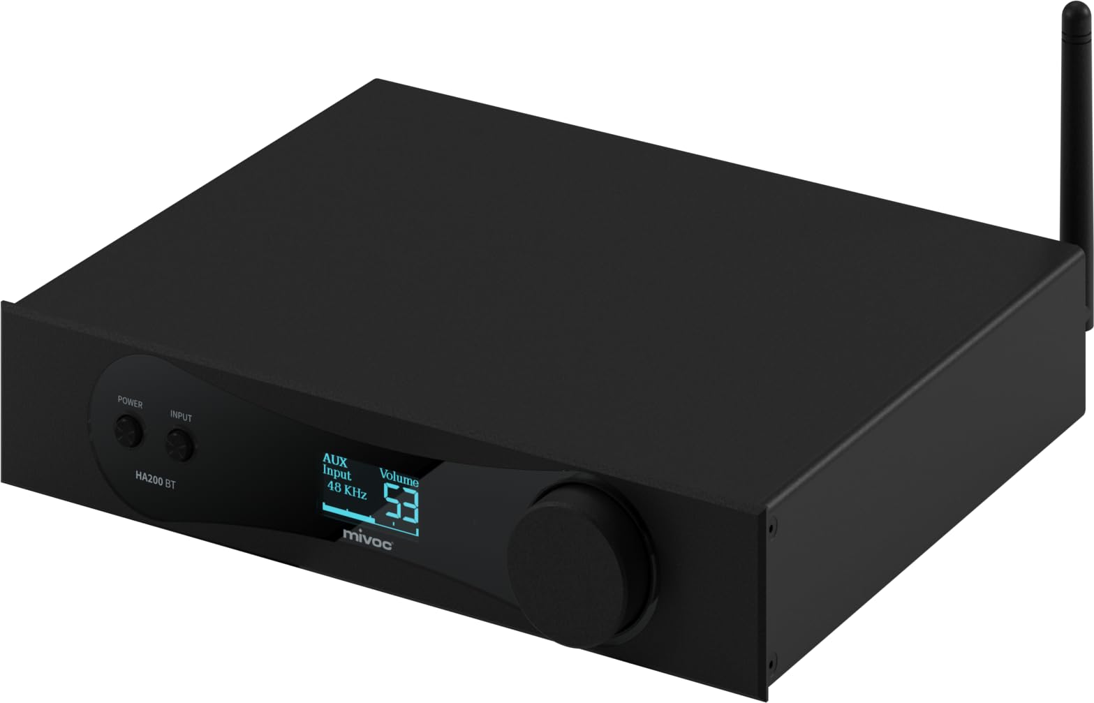 HA200 BT HiFi Verstärker, Stereo Verstärker, 2x100W, Bluetooth, optischer Eingang, Subwoofer Ausgang