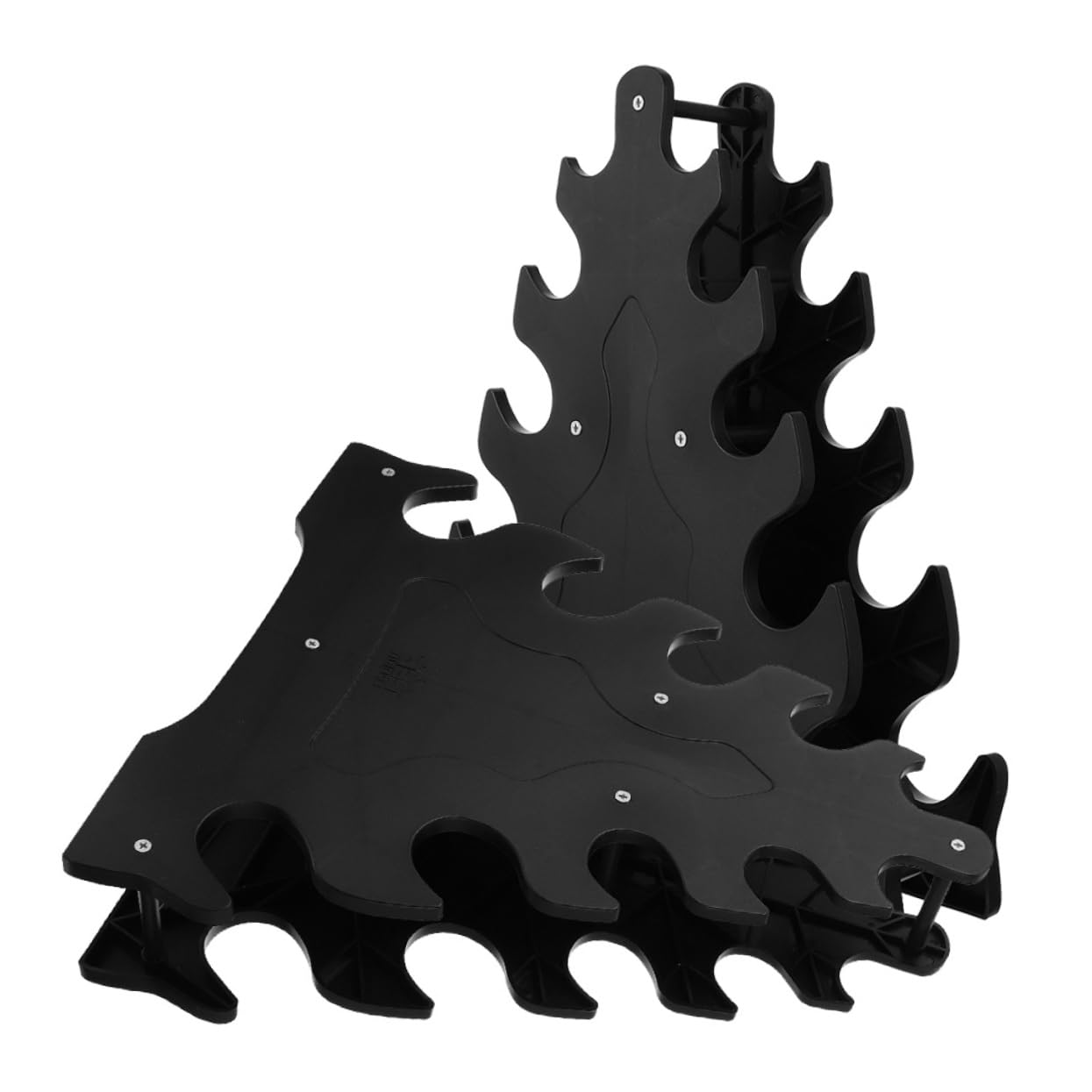 BESTonZON 2Pcs Dumbbell Storage Rack Heavy Duty Dumbbell Holder for Home Gym Organizer Stylish Design Prevents Rolling and Damage