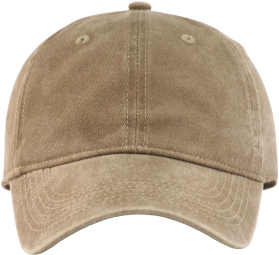 Image of Vintage Washed Cotton Baseball Caps Men Women Adjustable Unstructured Low Profile Dad Hat