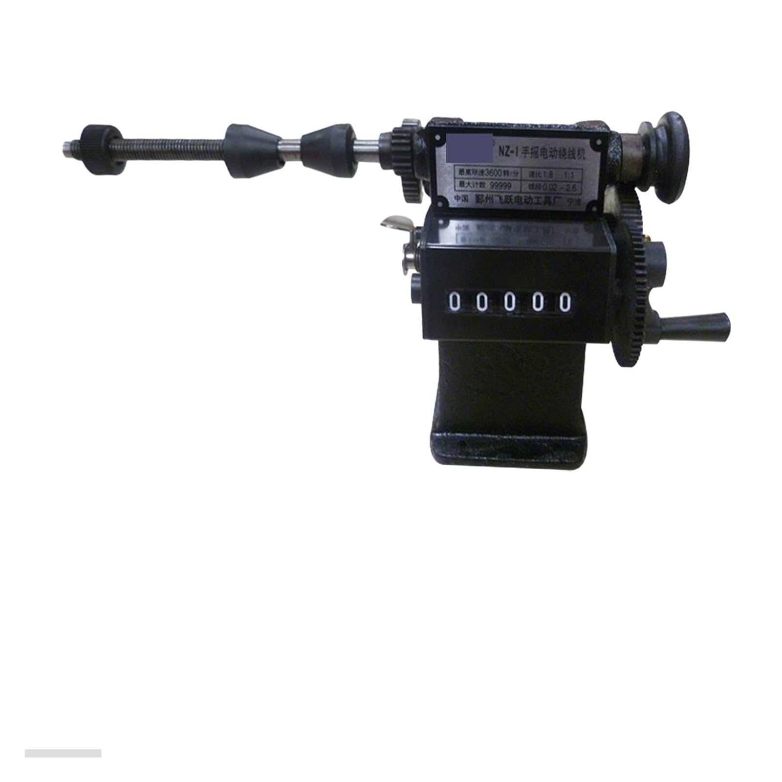 JVDDI Hand Crank & Electric Wire Winding Machine - Cast Iron+Steel Gear 0.02-2.6mm 0-99999 Count 150mm Max Diameter for Coil Work