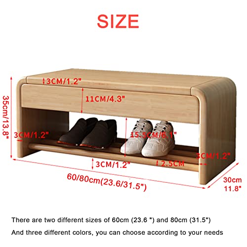 Étagère à chaussures gain de place avec banc robuste et tiroir de rangement - 4