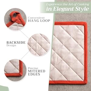 Maisondherminepotholder100cottonsetof28inchx8inchwithloopheatresistanthotpadsbbqcookinggrillingmicrowavebarbequepotironthanksgivingchristmas Urban Country Home Decor Maison d hermine pot holder 100 cotton set of 2 8 inch x 8 inch with loop heat resistant hot pads bbq cooking grilling microwave barbeque potiron thanksgivingchristmas urban country home decor
