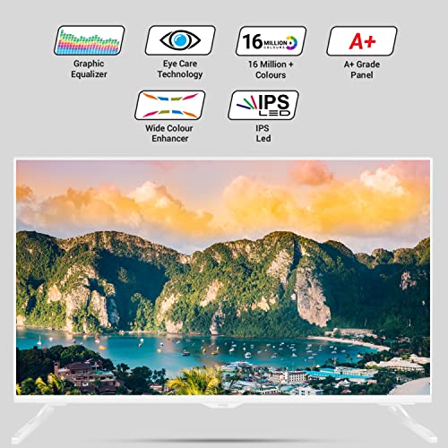 Image of imee 80cm (32 inch) Smart Android HD LED TV with SRS Surround Sound - BEE 4 Star Rated Energy Efficient (Elite, White, 32 Smart)