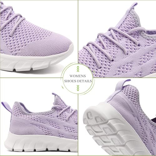 Image of Running Shoes for Women Slip On Tennis Walking Sneakers Sport Fashion Casual Workout Gym Athletic Hiking Nurse Non Slip Lightweight Breathable Trainers