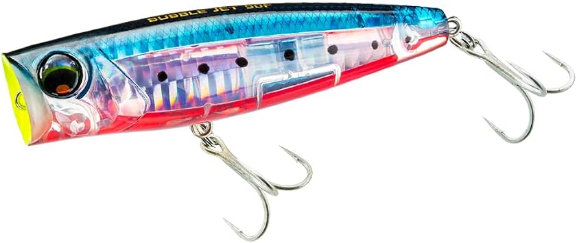 Duel L-Blue Bubble Jet Popper 3.54-4.72 inches 90-120 mm 0.83-1.59 oz 23.5-45 g Bluefish Long Casting Fixed Center of Gravity
