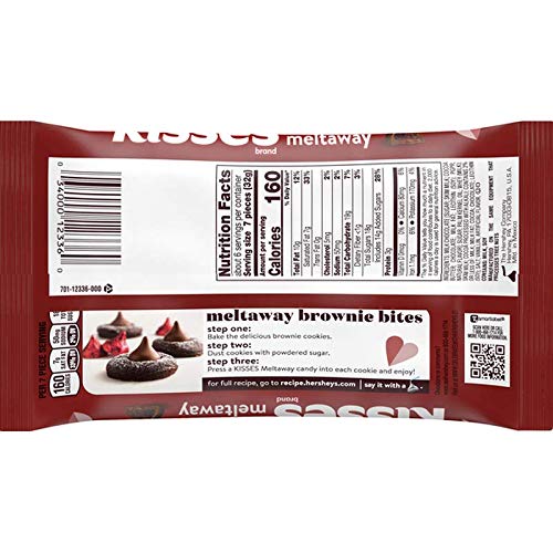 Miniatura 2 de Hersheys Kisses Roses - Caramelos de chocolate con leche Meltaway para el día de San Valentín, paquete de 4 bolsas, 28 onzas en total, 7 onzas por