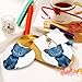 Christmas tree Ceramic hanging Love Pendant YYHWHJDE Smurf Kitten Prints Designed specifically for holiday 3.12x3.12in