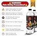 Bioethanol Fireplace Fuel 1 Liter - Bio Ethanol Fuel for Table Top Fire Pit, Renewable Ethanol Fire Pit Fuel Burners, Clean Burning, Odorless, and Smokeless Bioethanol Fuel for Tabletop Fireplaces