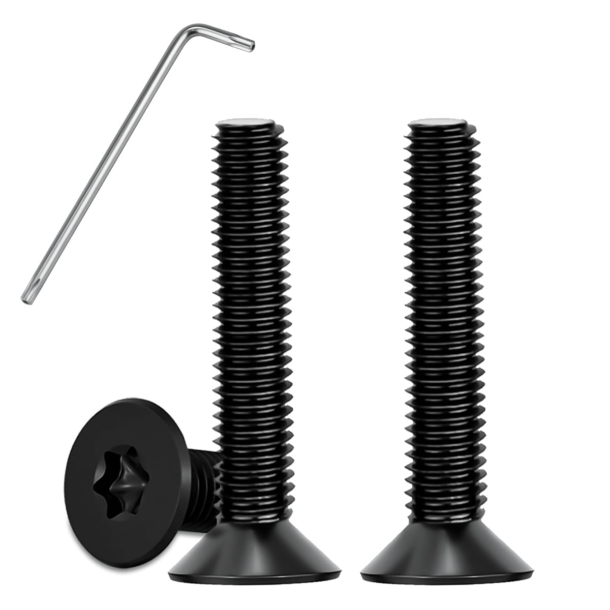 Viti Torx M6x30 In Acciaio Inox 304 - 10 Pezzi | Testa Svasata | Per Mobili E Macchinari - Foto 3