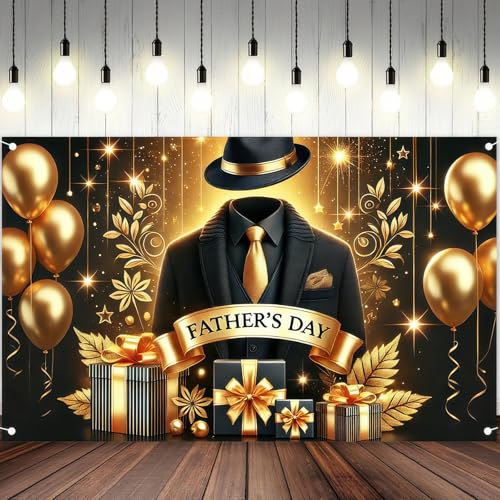 Fondo fotográfico decoración Día del Padre 71x43 pulgadas