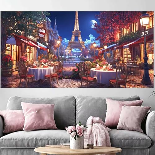 Kit broderie diamant grand format 60x120cm pour adulte adepte du DIY