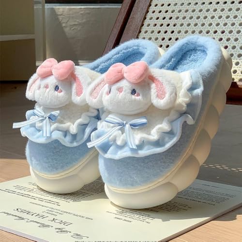 Womens Animal Cozy Indoor Plush Slippers Puppy Non Slip Warm Cozy Fluffy Kawaii Fuzzy Home Slipper2