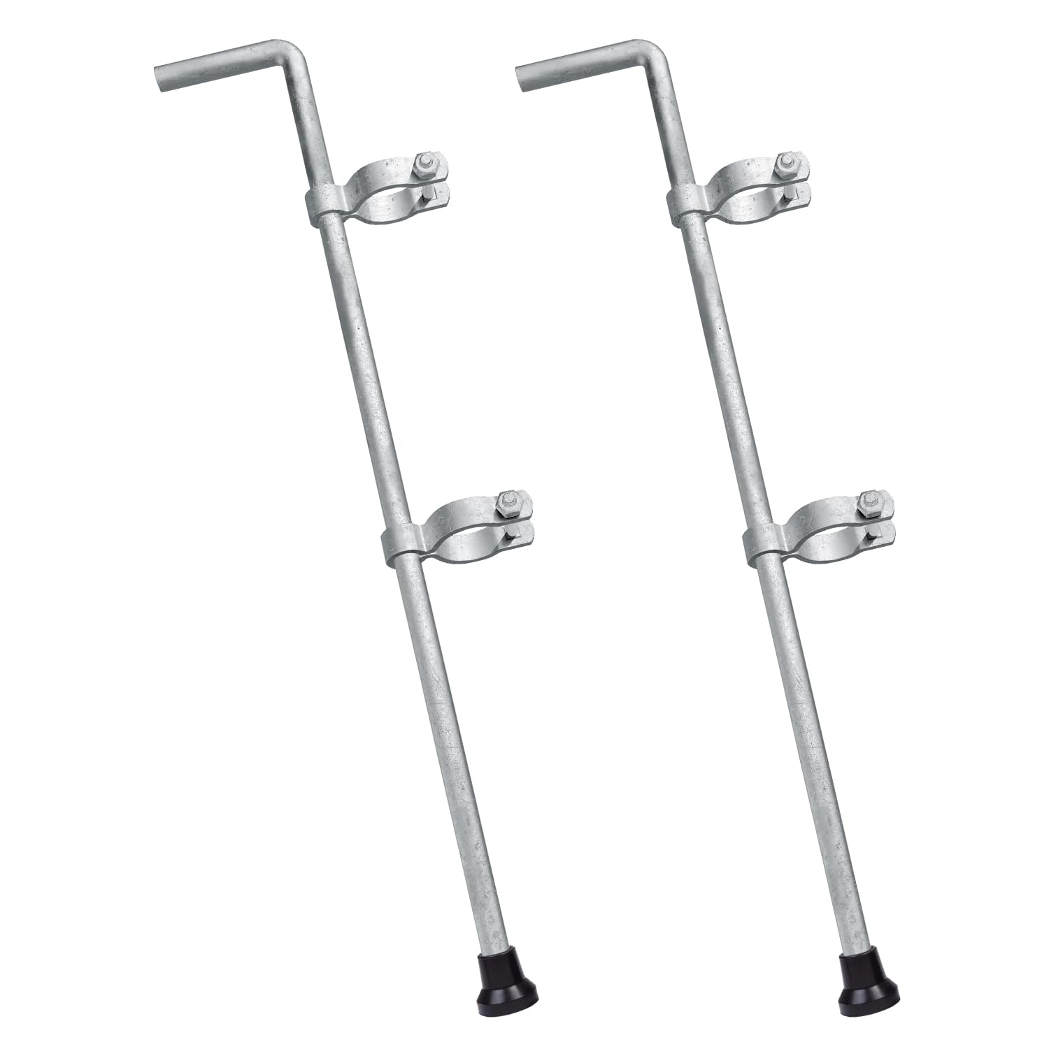 VIVIDA Chain Link Gate Drop Rod, 1-5/8" x 32", Fence Gate Cane Bolt, 2 PCS