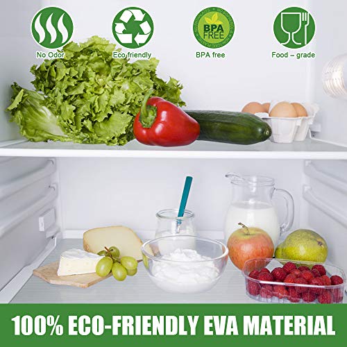 image for ACMETOP Shelf Liner, Non-Slip Non-Adhesive Drawer Liner, 17.5 Inch x 2