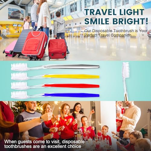 Cepillos de dientes manuales de colores con pasta para un día a día activo 6
