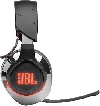 JBL Quantum 810 Headset Over-Ear Wireless Headphones with Voice-Focus Boom Microphone for Gaming, Streaming and Conferencing, 30 Hours of Playtime