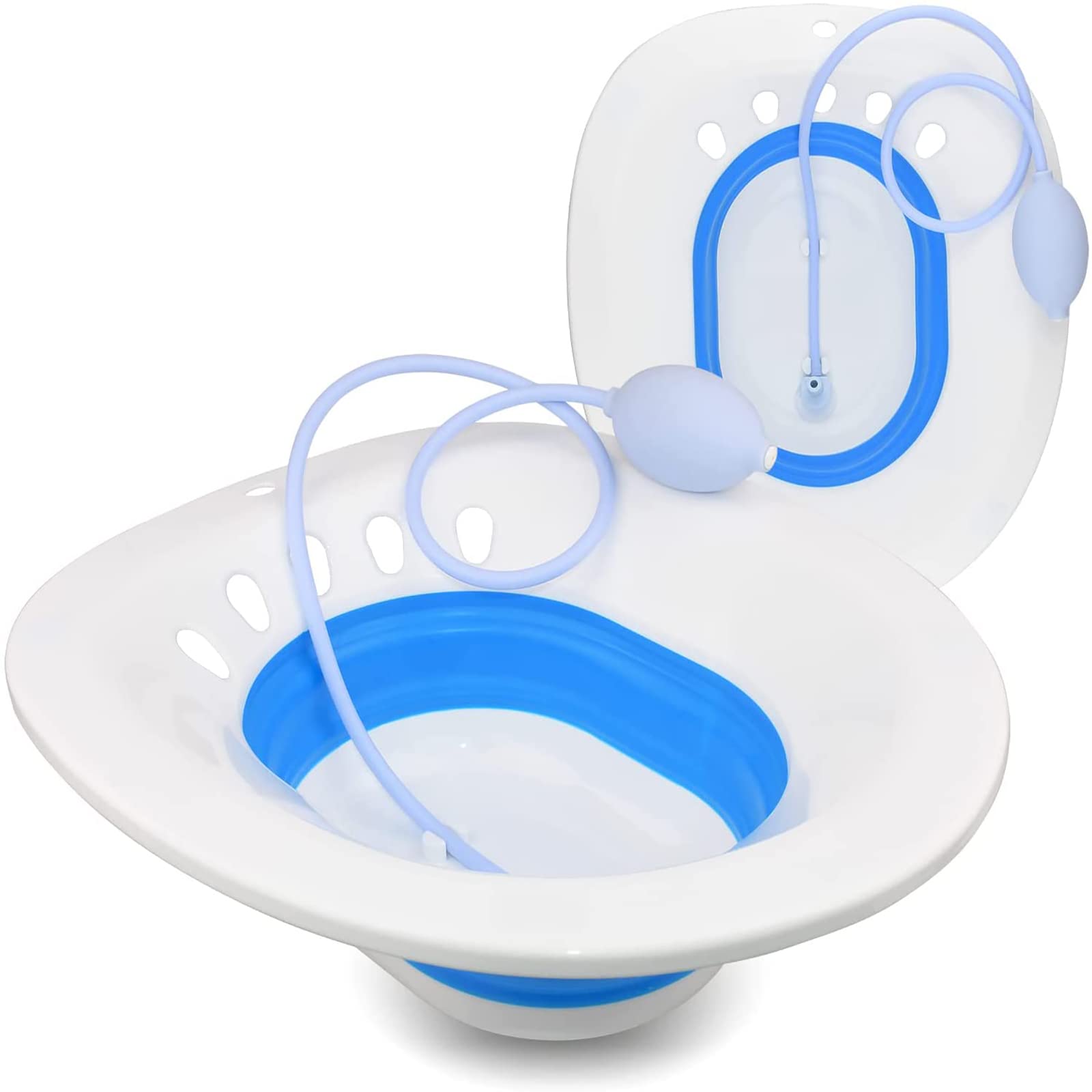 Nvxigac Sitz Bath for Toilet Seat, Sitz Bath for Hemorrhoids, Sitz Bath