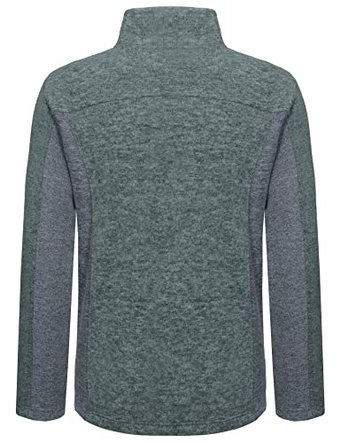 Little Donkey Andy Men's Winter Warm Polar Fleece Golf Jacket Lightweight Thermal Hiking Running Travel Jacket2