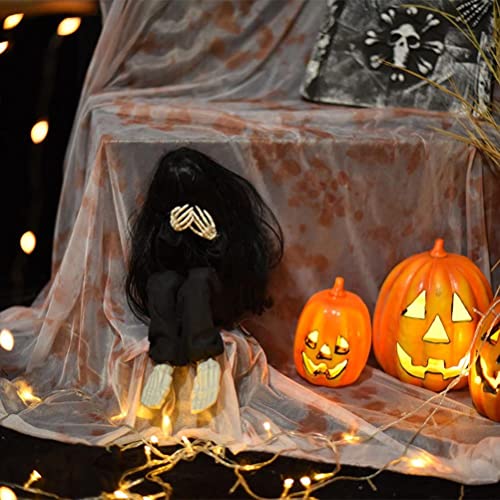Sfntion Halloween Crying Ghost Toy Figure: Sound & Touch Activated, Shaking & Crying Dark Prop Doll #TOP7