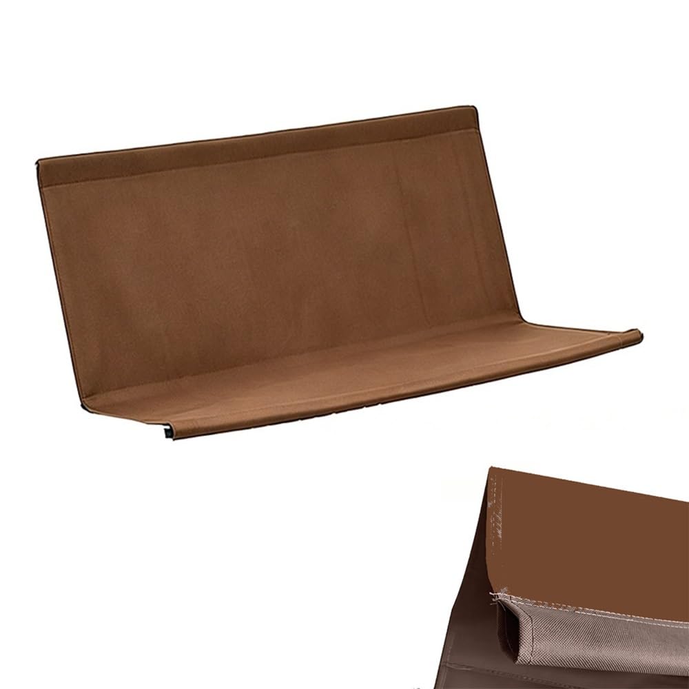 ZYXQQJ Swing Replacement Seat Cover Swing Chair Cushion Cover For Porch Patio Garden 600D Oxford Waterproof Seat Replacement Fabric(Coffee color,158x54x54cm)