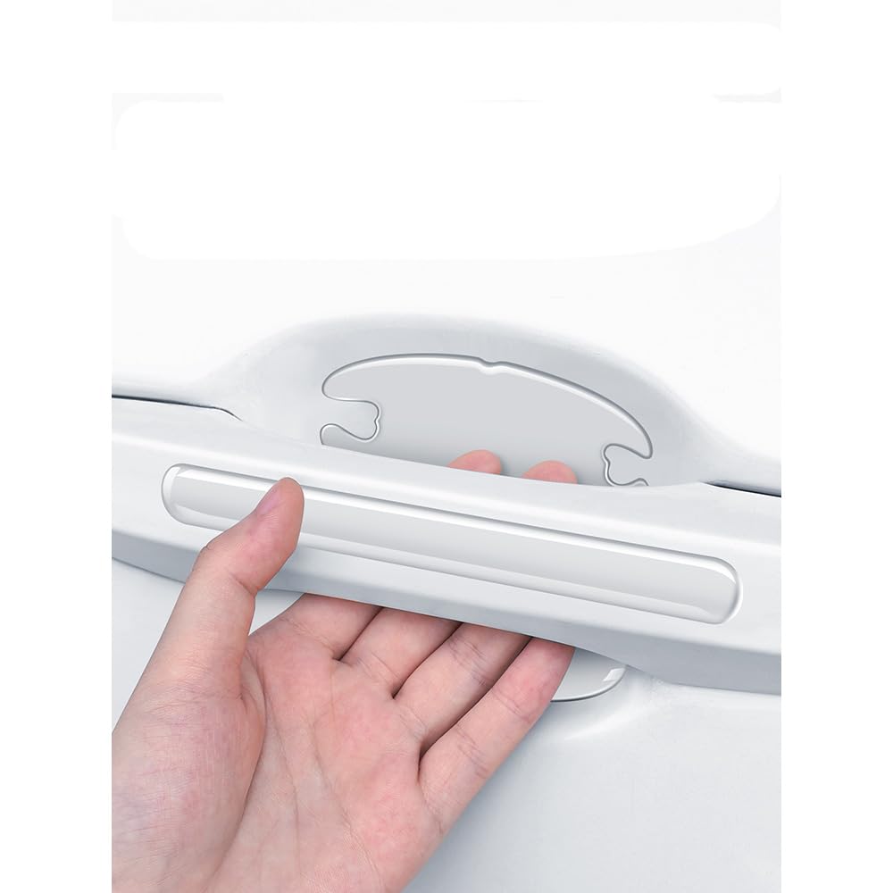 Türgriffschutz Für Auto & SUV - 8-teiliges Set Gegen Kratzer | Selbstklebender Carbon-Look Schutz