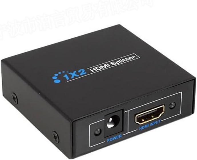 Hiyadeal 3D 1080P HDMI 1.3 + 1x2 Amplifier Splitter 1 in 2 Out For Dual Display