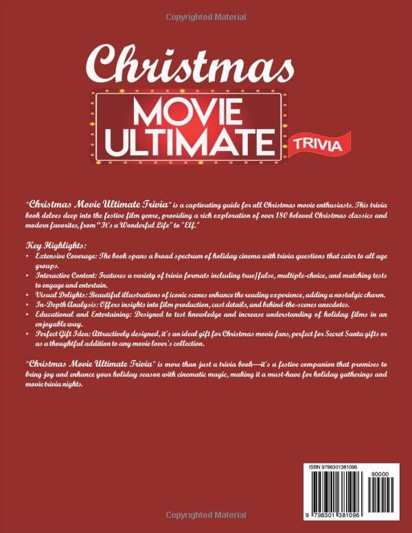 Christmas Movie Ultimate Trivia: A quiz game with 350 multiple choice questions to test your knowledge of Christmas traditions, music, movies, and television - Image 2
