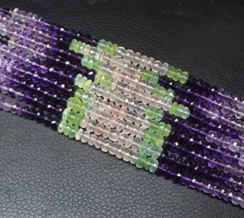 Gemstone Craft Beads améthyste labradorite 4mm 6mm pour création de bijoux et colliers DIY