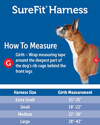 Petsafe Surefit Dog Harness, 3/8" Petite, Blaze Orange #TOP3