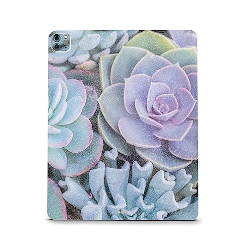 Image of MightySkins Carbon Fiber Skin Compatible with Apple iPad Pro 12.9 inch M2 6th Gen (2022) Full Wrap Kit - Succulent | Protective, Durable Textured Carbon Fiber Finish | Easy to Apply | Made in The USA