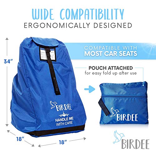 Birdee Car Seat Travel Bag For Airplane Gate Check And Carrier For Travel #TOP6