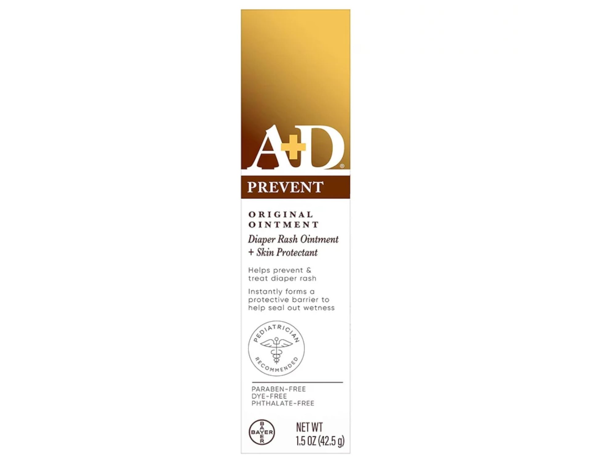 A&D Diaper Rash Ointment and Skin Protectant (Original -1.5 ounces, Pack of 2)