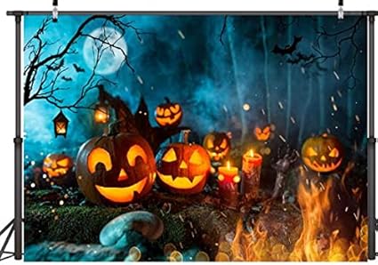 Amazon Forahome ハロウィン 写真撮影用 背景布 人物撮影 祝日撮影 布 パーティー 写真スタジオ 装飾用背景布 Halloween 装飾 写真館 自宅用 商業用e Forahome バックペーパー 背景布