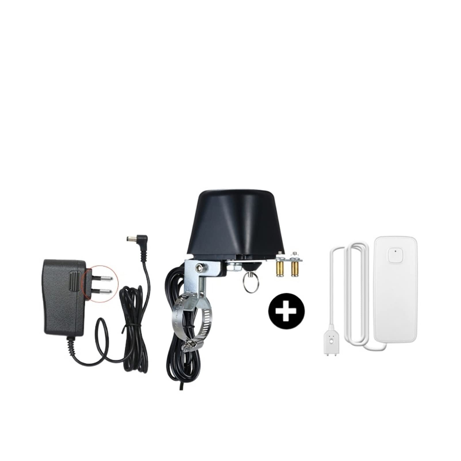 Smart Water Valve Spegnimento Smart WiFi Valvola dell'acqua Valvola del gas Spegnimento Garden Smart Rubinetto per acqua Irrigazione intelligente Elettrovalvola dell'acqua Telecomando WIFI (Color :